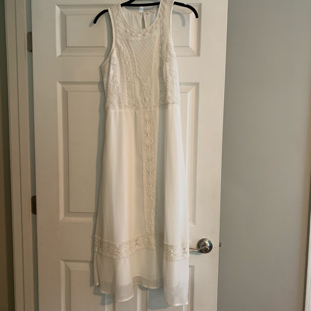 Willow and clay white dress